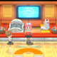 A Pokemon trainer visits the Pokemon Center to heal his Pokemon.